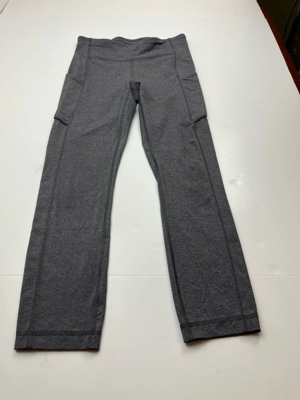Lululemon Speed Up Tight Legging Heathered Black Grey Gray W5CA2T‎ Womens 6